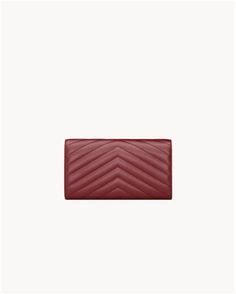 Cassandre Matelassé Large Flap Wallet.